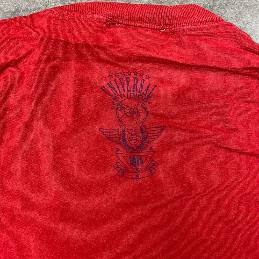 VTG Universal Studios Red Short Sleeve Tee Mens S/M - Picture 6 of 9